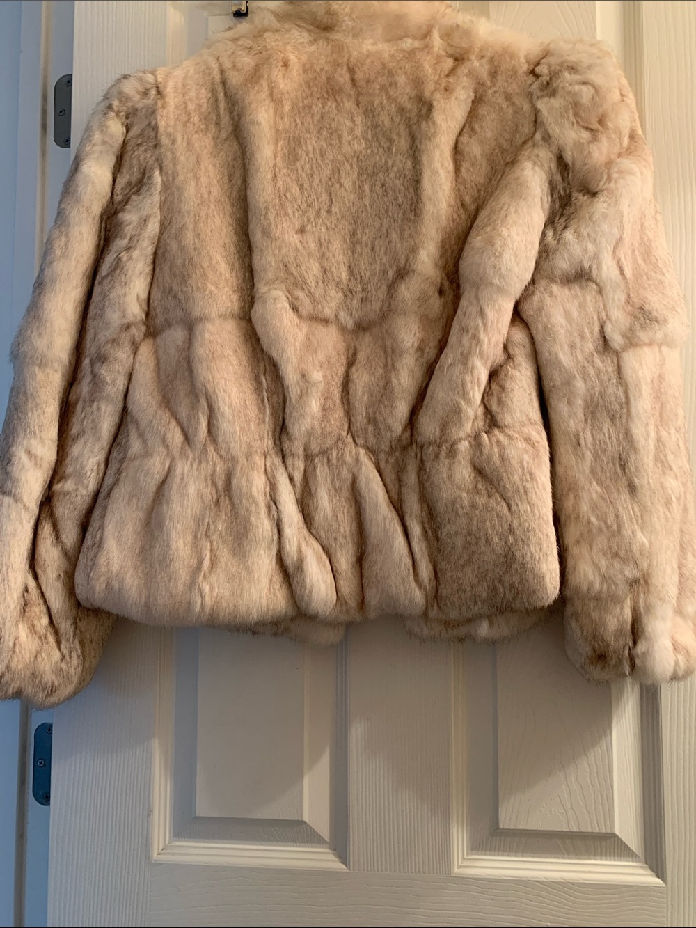 Wilson’s - Cream, Rabbit Fur Jacket - Picture 10 of 10